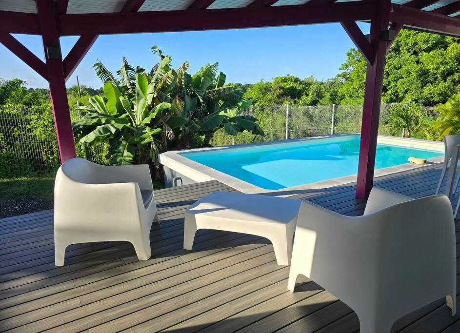 Bungalow Tout Confort & Piscine Privee - Helleux Sainte-Anne  Exteriör bild